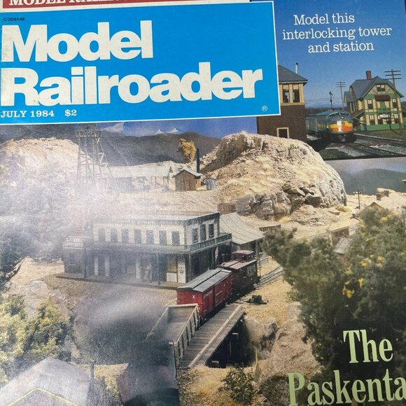 Model Railroader Magazine Back Issue u July 1984 Vol 51 No 7 Paskenta Ry Navigat - Picture 2 of 9